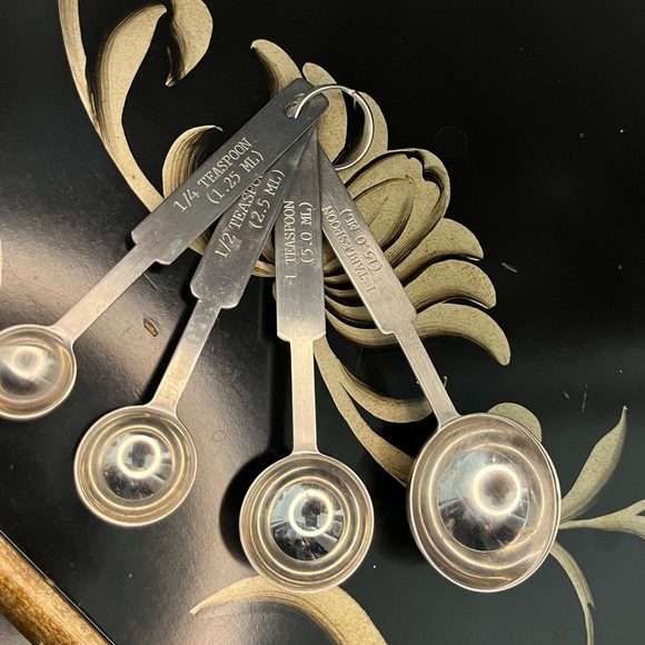 Stainless steel measuring spoons - Picture 3 of 5